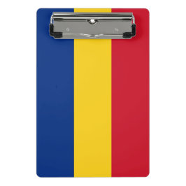 Mini klembord met vlag van Roemenië