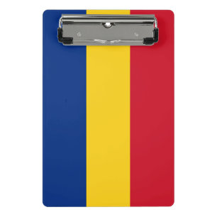Mini klembord met vlag van Roemenië