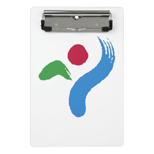 Mini klembord met vlag van Seoul, Zuid-Korea (Voorkant)
