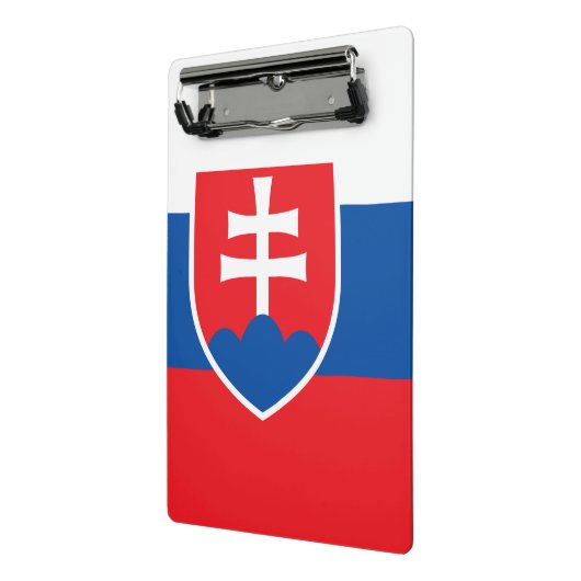 Mini klembord met vlag van Slowakije (Angled2)