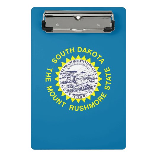 Mini klembord met vlag van South Dakota, Verenigde (Voorkant)