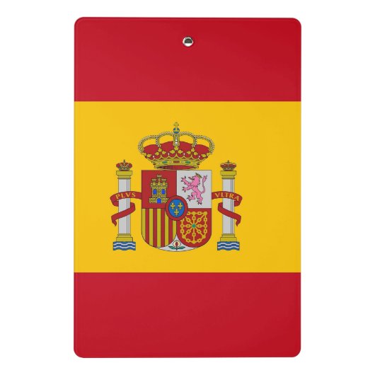 Mini-klembord met vlag van Spanje Mini Klembord (Achterkant)