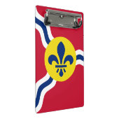 Mini klembord met vlag van St. Louis, Missouri (Schuin)
