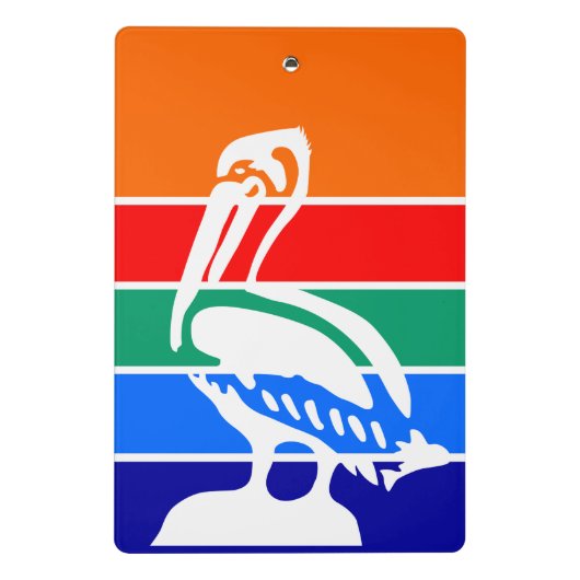 Mini klembord met vlag van St. Petersburg (Achterkant)