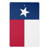 Mini klembord met vlag van Texas, Verenigde Staten (Achterkant)