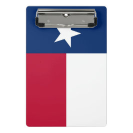 Mini klembord met vlag van Texas, Verenigde Staten