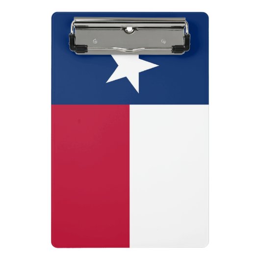 Mini klembord met vlag van Texas, Verenigde Staten (Voorkant)