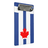 Mini klembord met vlag van Toronto, Canada (Schuin)