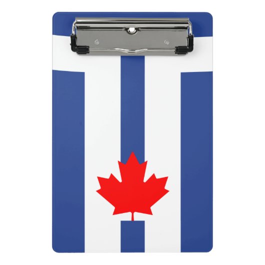 Mini klembord met vlag van Toronto, Canada (Voorkant)