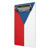 Mini klembord met vlag van Tsjechië (Angled2)