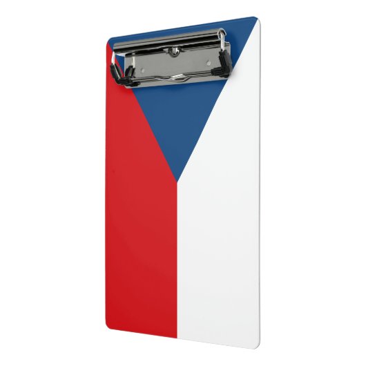 Mini klembord met vlag van Tsjechië (Angled2)