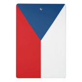 Mini klembord met vlag van Tsjechië (Achterkant)