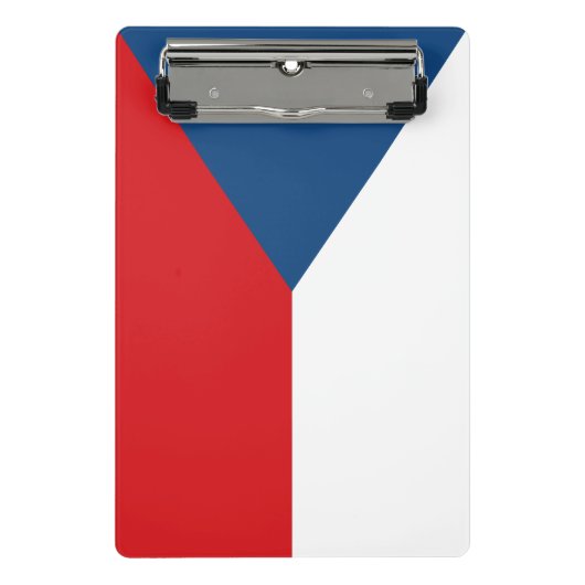 Mini klembord met vlag van Tsjechië (Voorkant)