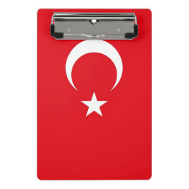 Mini-klembord met vlag van Turkije Mini Klembord