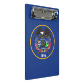 Mini klembord met vlag van Utah, Verenigde Staten (Schuin)