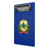Mini klembord met vlag van Vermont, Verenigde Stat (Angled2)