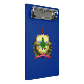 Mini klembord met vlag van Vermont, Verenigde Stat (Schuin)