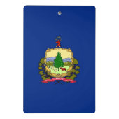 Mini klembord met vlag van Vermont, Verenigde Stat (Achterkant)