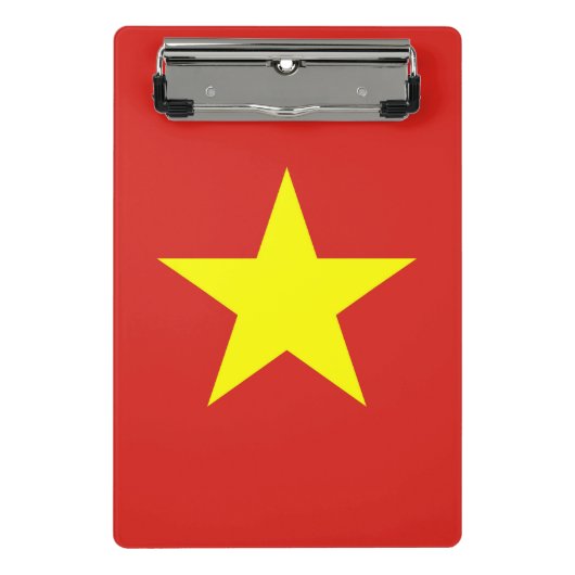 Mini-klembord met vlag van Vietnam Mini Klembord (Voorkant)