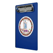 Mini klembord met vlag van Virginia, Verenigde Sta (Angled2)