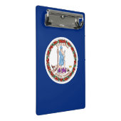 Mini klembord met vlag van Virginia, Verenigde Sta (Schuin)
