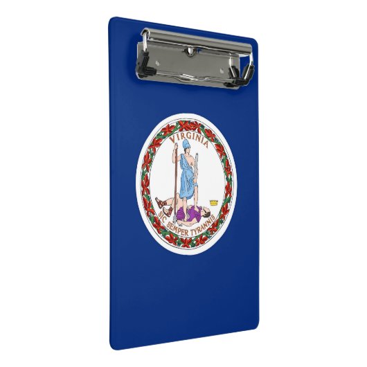 Mini klembord met vlag van Virginia, Verenigde Sta (Schuin)