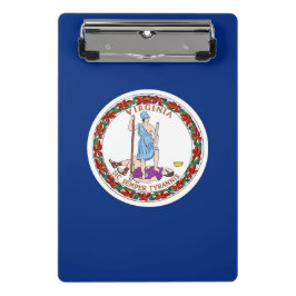 Mini klembord met vlag van Virginia, Verenigde Sta
