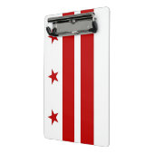 Mini klembord met vlag van Washington DC, Verenigd (Angled2)