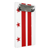 Mini klembord met vlag van Washington DC, Verenigd (Schuin)