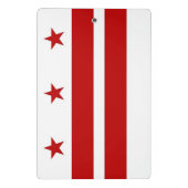 Mini klembord met vlag van Washington DC, Verenigd (Achterkant)