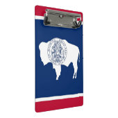 Mini klembord met vlag van Wyoming, Verenigde Stat (Schuin)