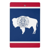 Mini klembord met vlag van Wyoming, Verenigde Stat (Achterkant)
