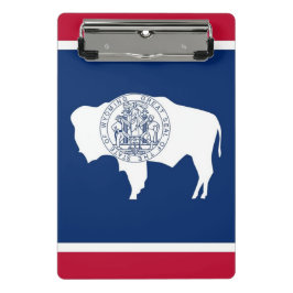 Mini klembord met vlag van Wyoming, Verenigde Stat