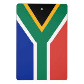 Mini klembord met vlag van Zuid-Afrika (Achterkant)
