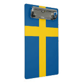 Mini-klembord met vlag van Zweden Mini Klembord (Schuin)
