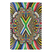 Mini klembord met Zuid-Afrikaanse kleuren (Achterkant)