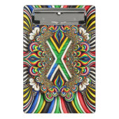 Mini klembord met Zuid-Afrikaanse kleuren (Voorkant)