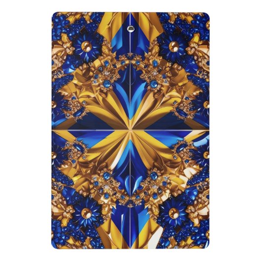 Mini klembord met Zweedse kleuren (Achterkant)