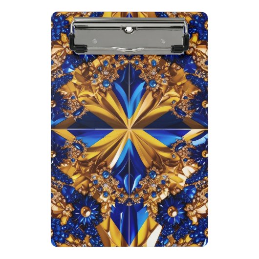 Mini klembord met Zweedse kleuren (Voorkant)