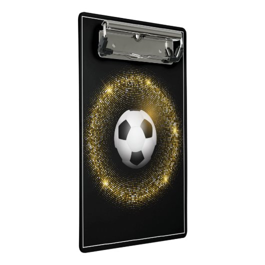 Mini-klembord — Voetbal Mini Klembord (Schuin)