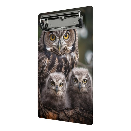 Mini-klembord voor Owl Family Mini Klembord (Angled2)