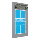 Mini klembord voor pickleball sportcoach (Schuin)