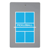 Mini klembord voor pickleball sportcoach (Achterkant)