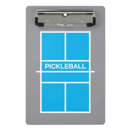 Mini klembord voor pickleball sportcoach (Voorkant)