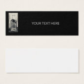 Mini-Labels - glazen flesje Mini Visitekaartjes (Voorkant /achterkant)