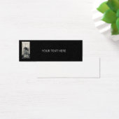 Mini-Labels - glazen flesje Mini Visitekaartjes (Bureau)