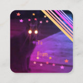 Mini Leuk Halloween Papier Wenskaart Informatiekaartje (Achterkant)