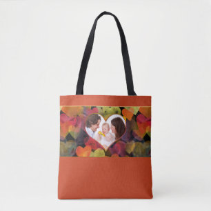 Mini-Lijst - Heart ART I + uw foto Tote Bag