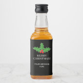 Mini Liquor Bottle Labels for Christmas party Likeurfles Etiket (Voorkant)
