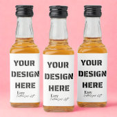 Mini Liquor Flesetiketten 3" x 2" Likeurfles Etiket